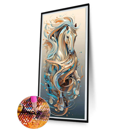 Art Horse - Full Round Drill Diamond Painting 40*80CM