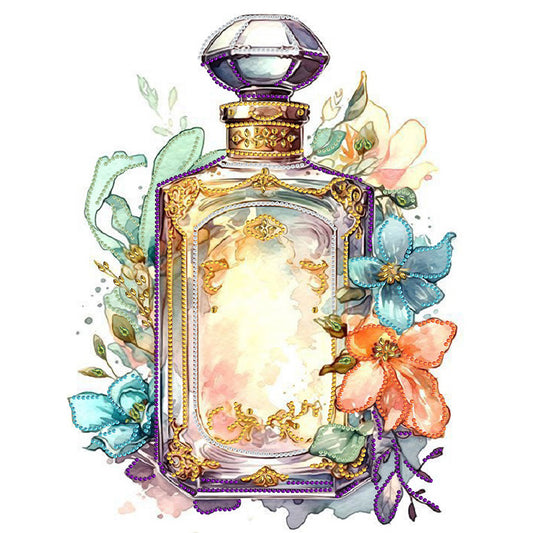 Perfume Bottle - Special Shaped Drill Diamond Painting 30*40CM