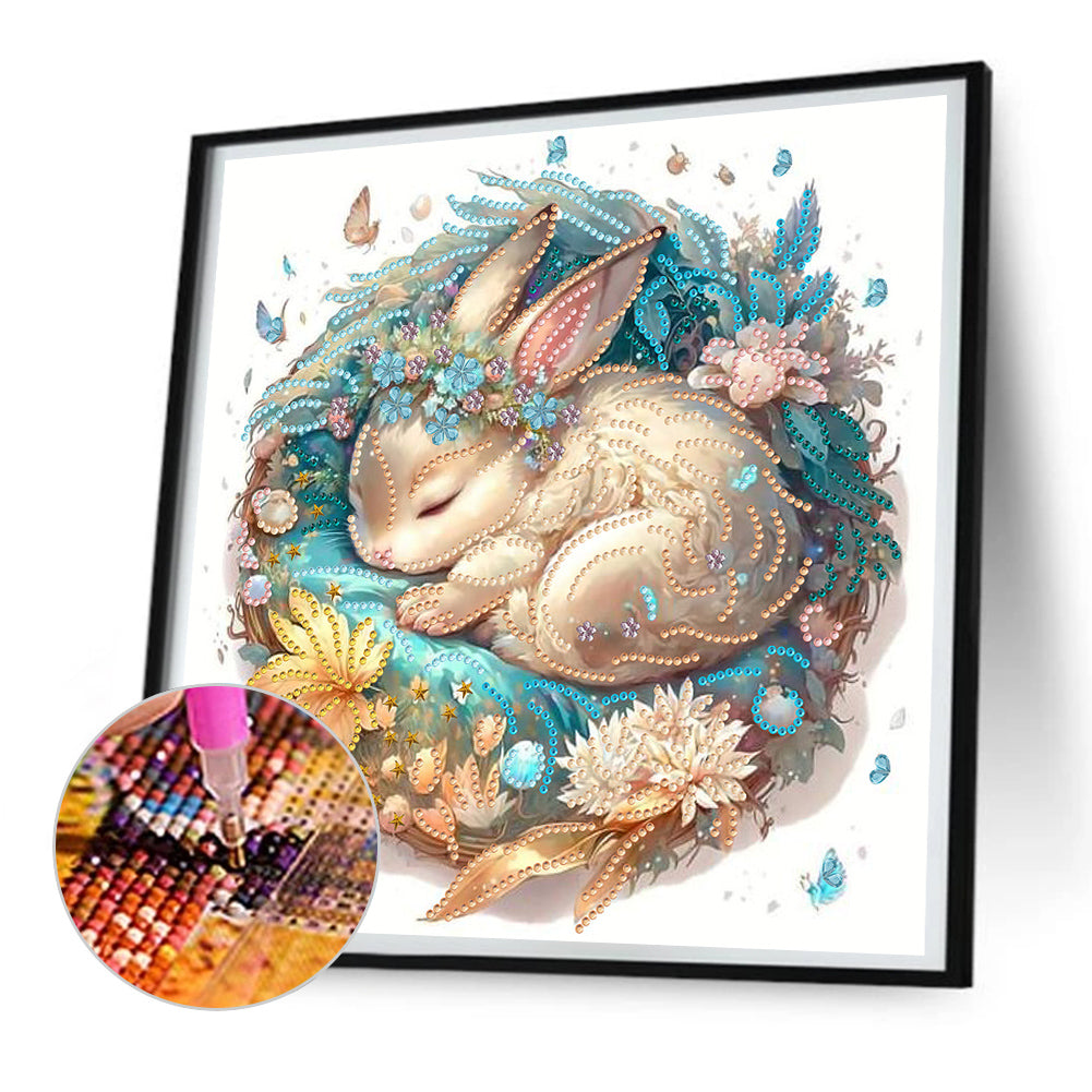 Sleeping Animals - Special Shaped Drill Diamond Painting 30*30CM