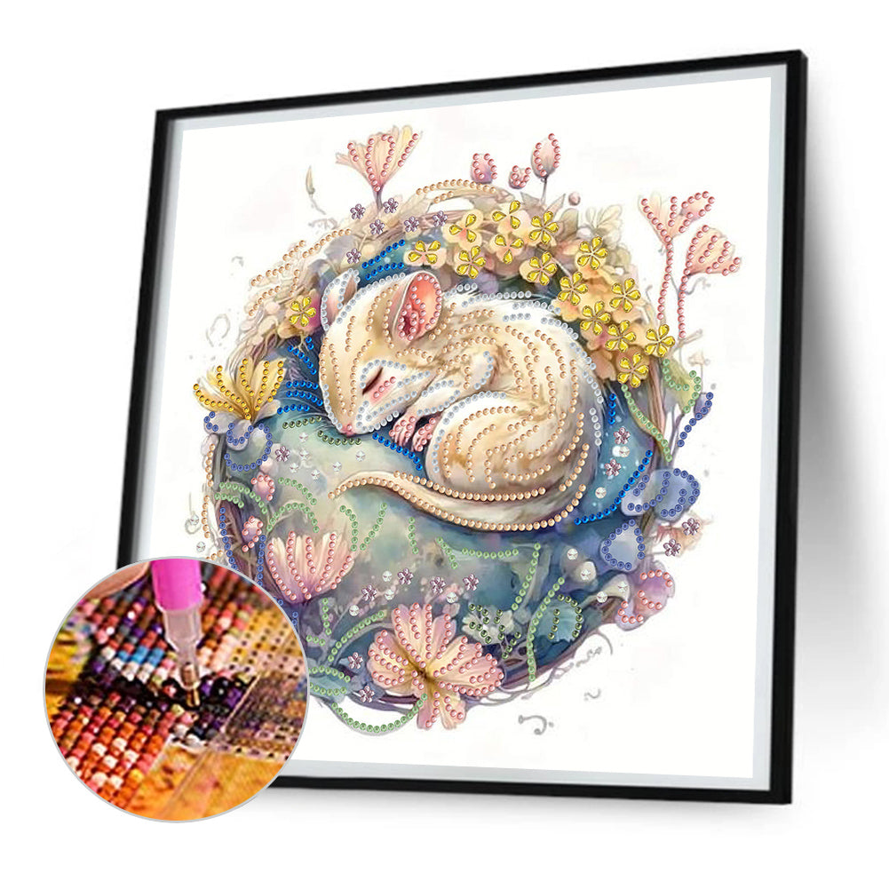 Sleeping Animals - Special Shaped Drill Diamond Painting 30*30CM