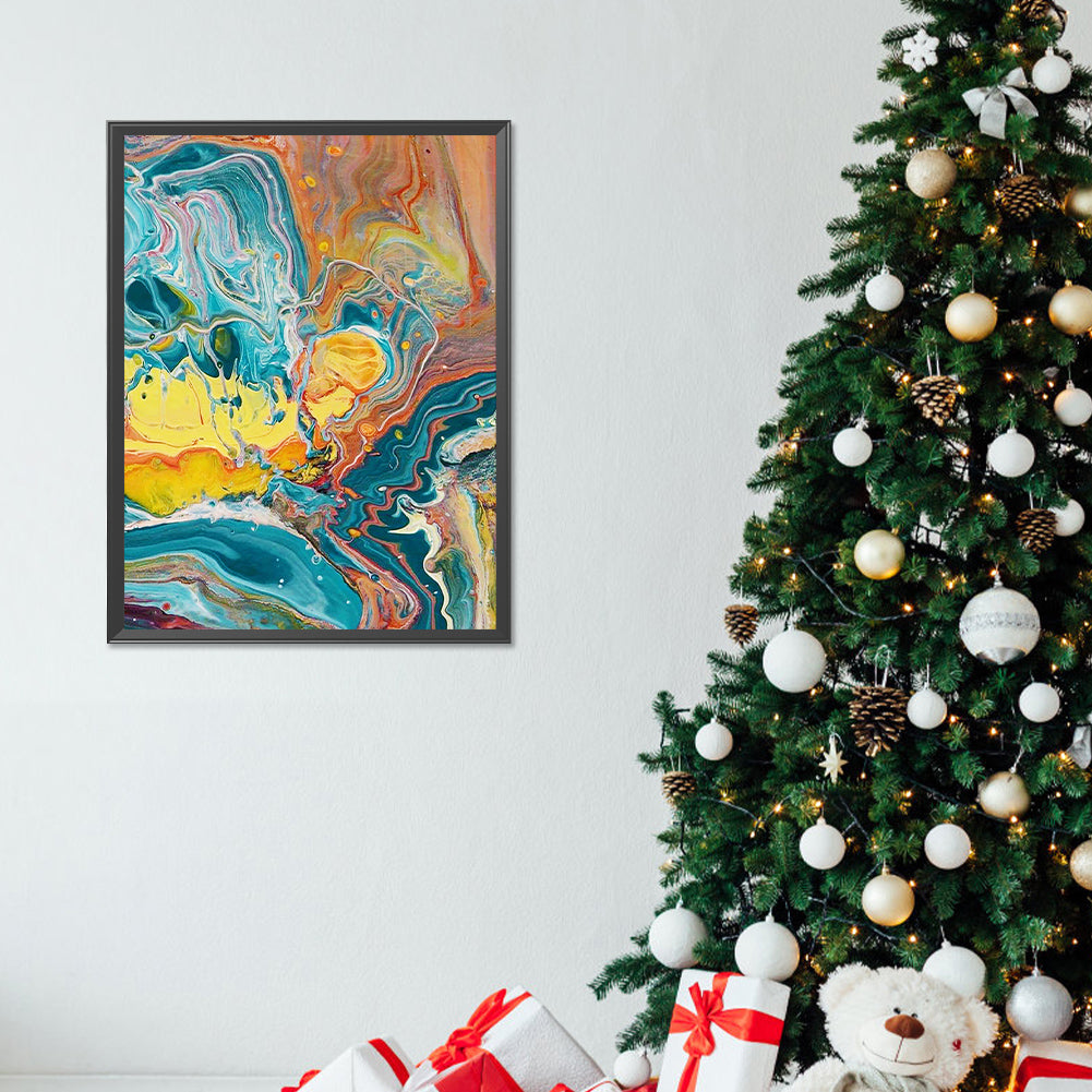 Flowing Colors - Full Round Drill Diamond Painting 30*40CM