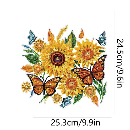 Special Shape DIY Diamond Painting Ornaments Sunflower Crystal Painting Ornament