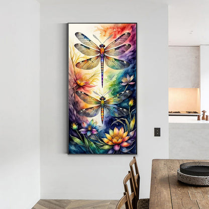 Dragonfly - Full Round Drill Diamond Painting 40*70CM