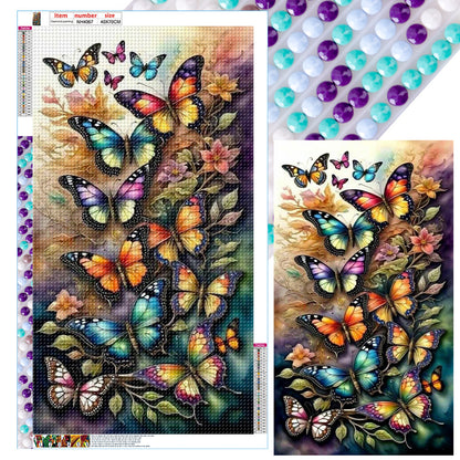 Butterfly - Full Round Drill Diamond Painting 40*70CM