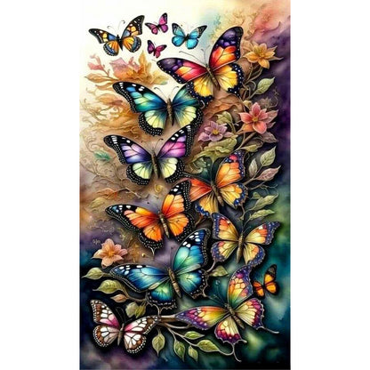 Butterfly - Full Round Drill Diamond Painting 40*70CM