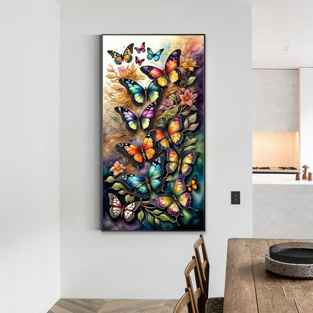 Butterfly - Full Round Drill Diamond Painting 40*70CM