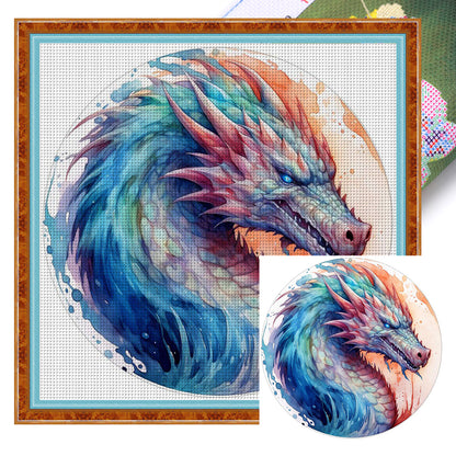 Dragon - 11CT Stamped Cross Stitch 50*50CM