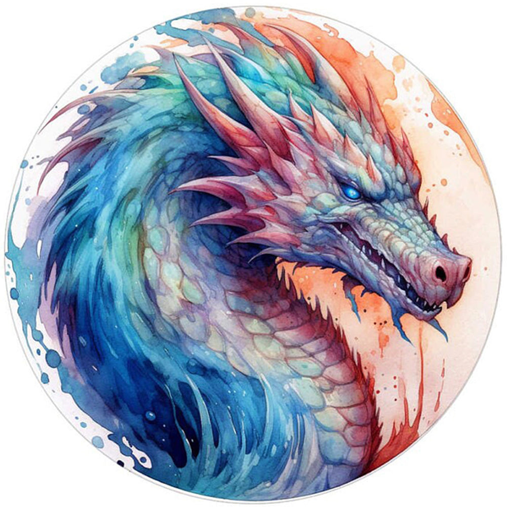 Dragon - 11CT Stamped Cross Stitch 50*50CM