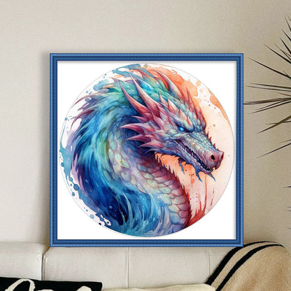 Dragon - 11CT Stamped Cross Stitch 50*50CM