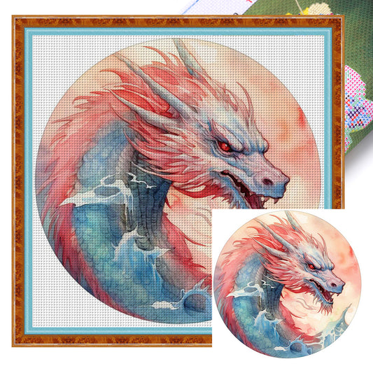 Dragon - 11CT Stamped Cross Stitch 50*50CM