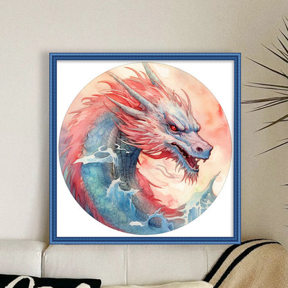 Dragon - 11CT Stamped Cross Stitch 50*50CM