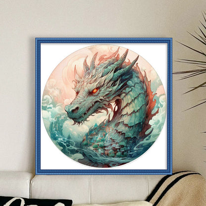 Dragon - 11CT Stamped Cross Stitch 50*50CM