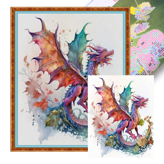 Pterosaur - 11CT Stamped Cross Stitch 50*60CM