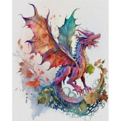 Pterosaur - 11CT Stamped Cross Stitch 50*60CM