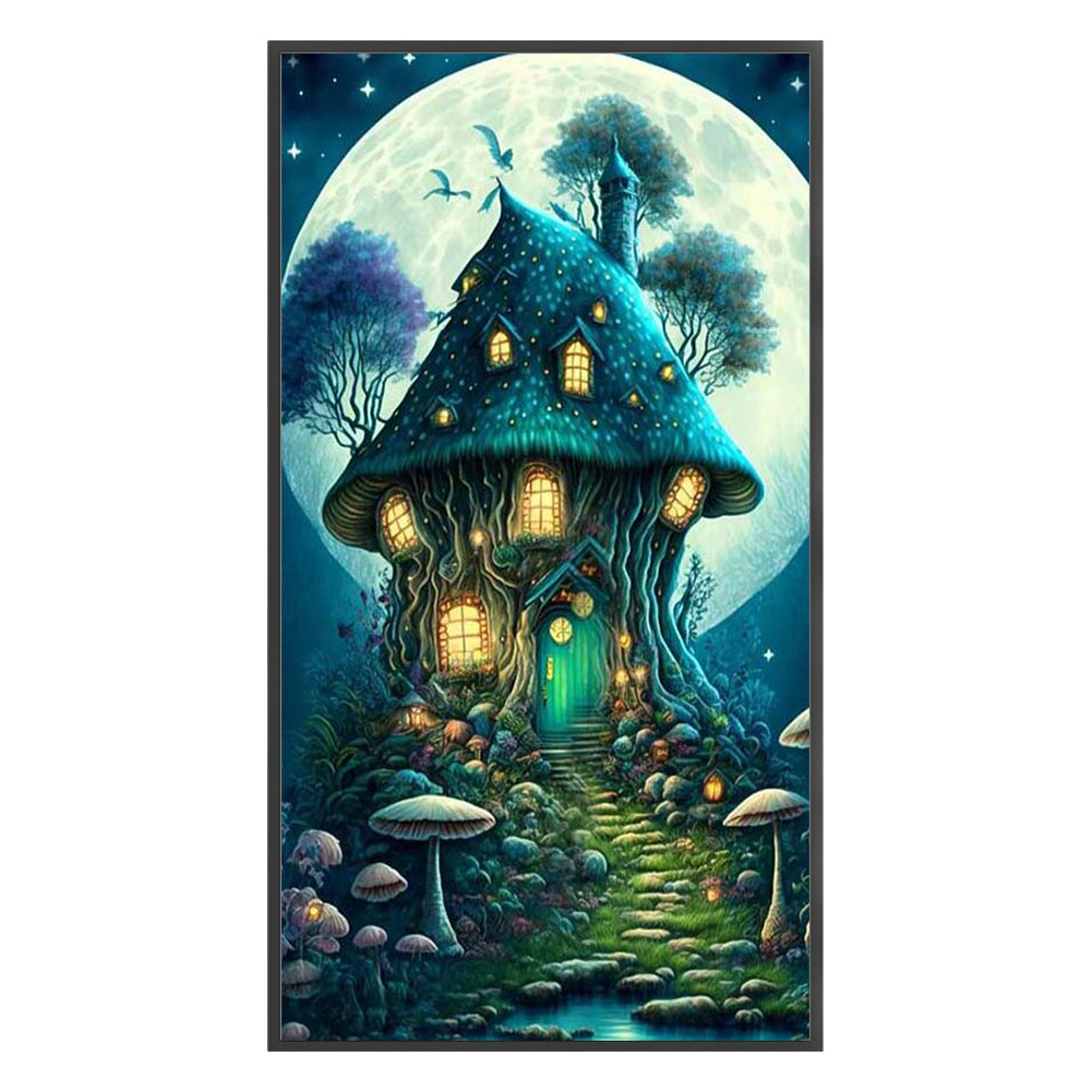 Tree House - 16CT Stamped Cross Stitch 40*70CM