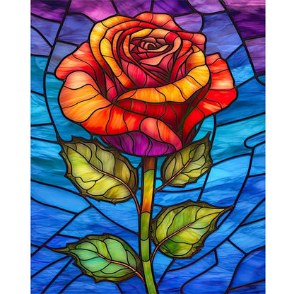 Eternal Red Rose - Full Round Drill Diamond Painting 40*50CM