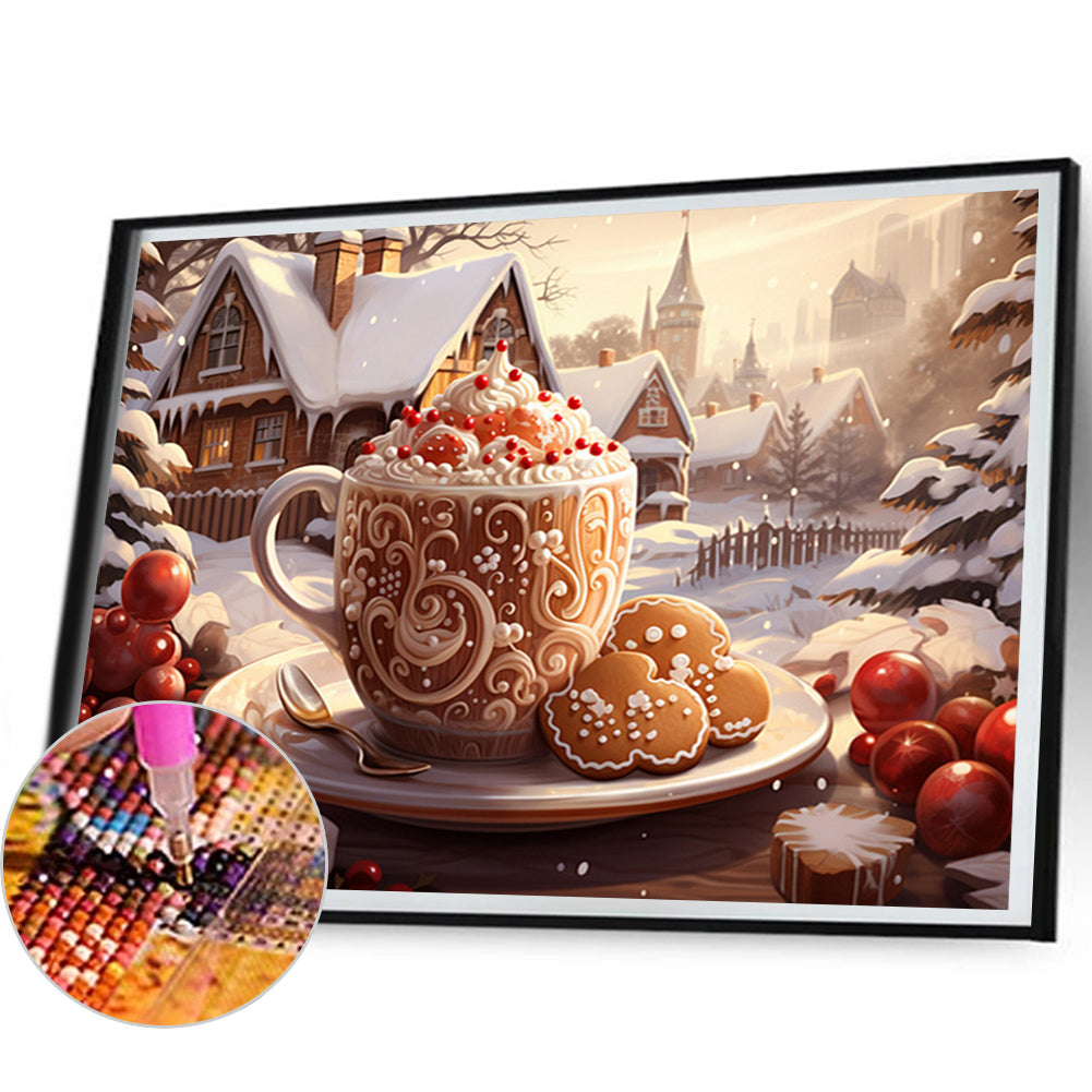 Christmas Snacks - Full AB Dril Round Diamond Painting 50*40CM