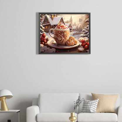 Christmas Snacks - Full AB Dril Round Diamond Painting 50*40CM