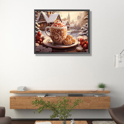 Christmas Snacks - Full AB Dril Round Diamond Painting 50*40CM