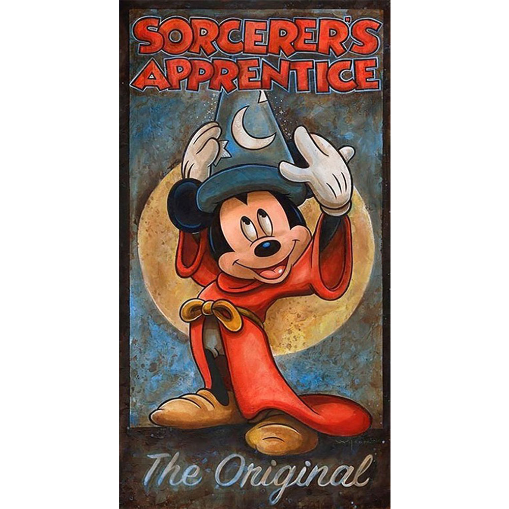 Mickey - 11CT Stamped Cross Stitch 30*55CM