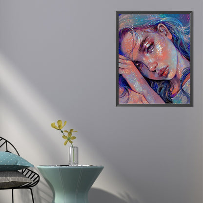 Starlight Beauty - Full AB Dril Round Diamond Painting 40*50CM