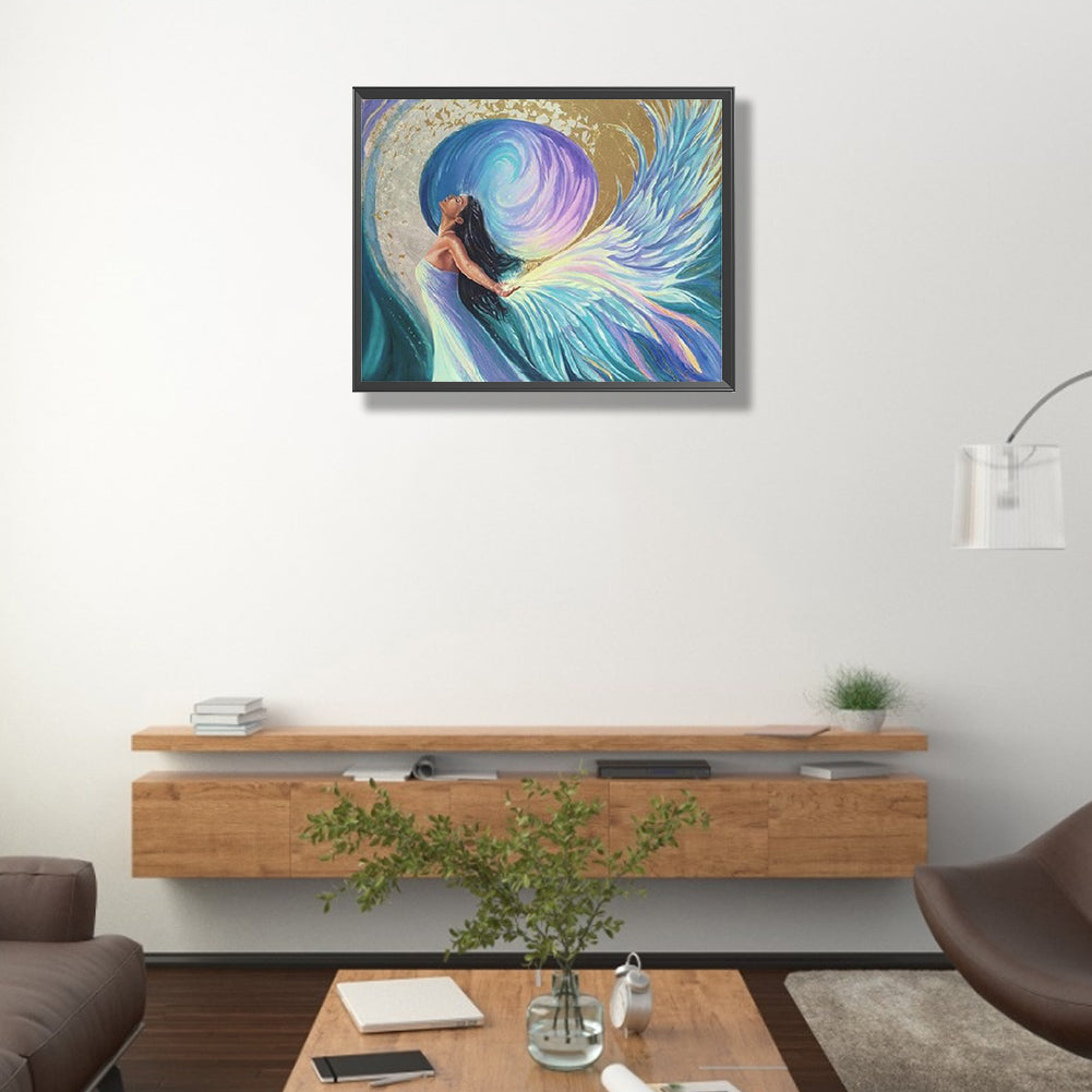 Angel - Full Round Drill Diamond Painting 50*40CM