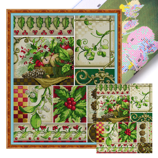 Winter Elements - 14CT Stamped Cross Stitch 42*51CM(Joy Sunday)