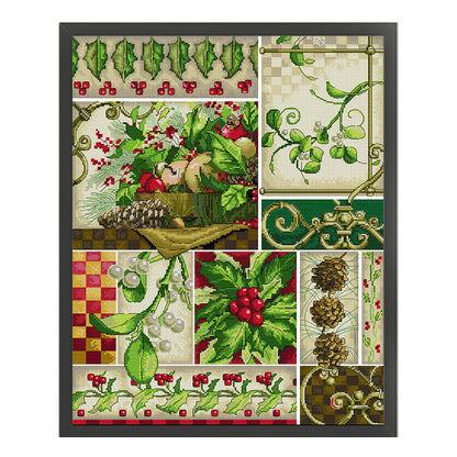 Winter Elements - 14CT Stamped Cross Stitch 42*51CM(Joy Sunday)