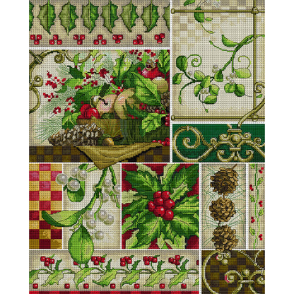 Winter Elements - 14CT Stamped Cross Stitch 42*51CM(Joy Sunday)