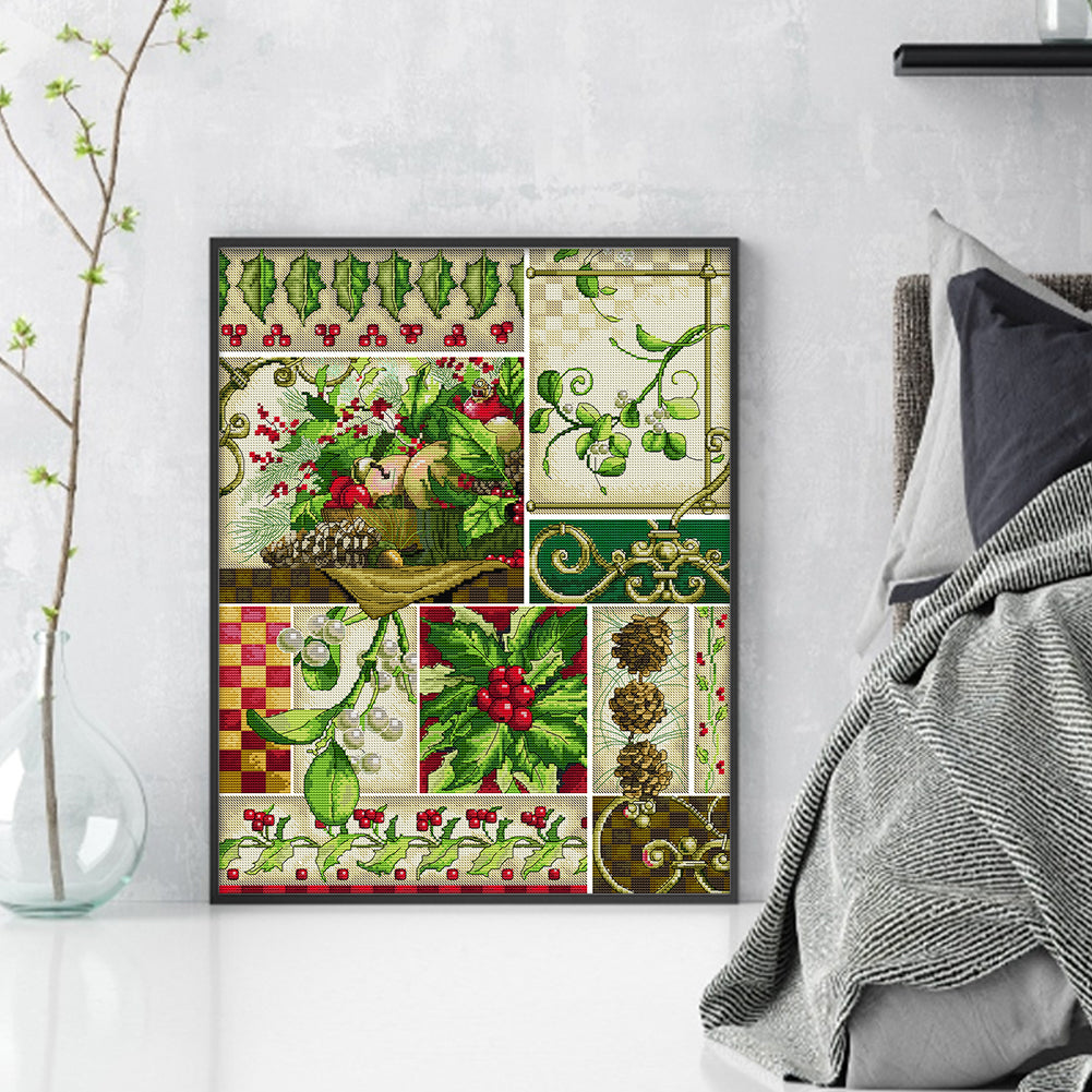 Winter Elements - 14CT Stamped Cross Stitch 42*51CM(Joy Sunday)