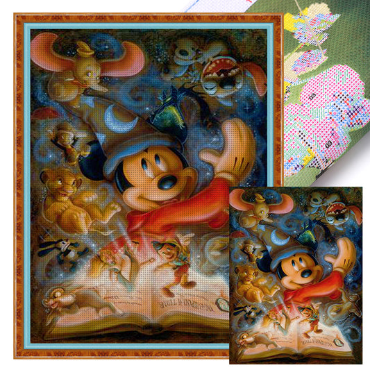 Mickey - 11CT Stamped Cross Stitch 50*65CM