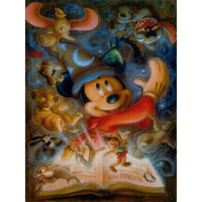 Mickey - 11CT Stamped Cross Stitch 50*65CM