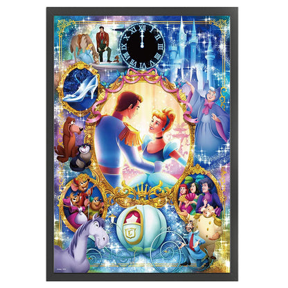 Princess Cinderella And Prince - 11CT Stamped Cross Stitch 50*70CM