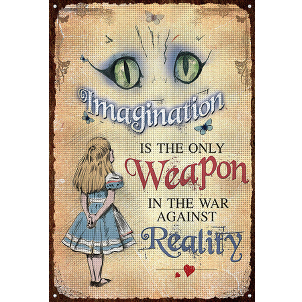 Alice In Wonderland - 11CT Stamped Cross Stitch 50*70CM