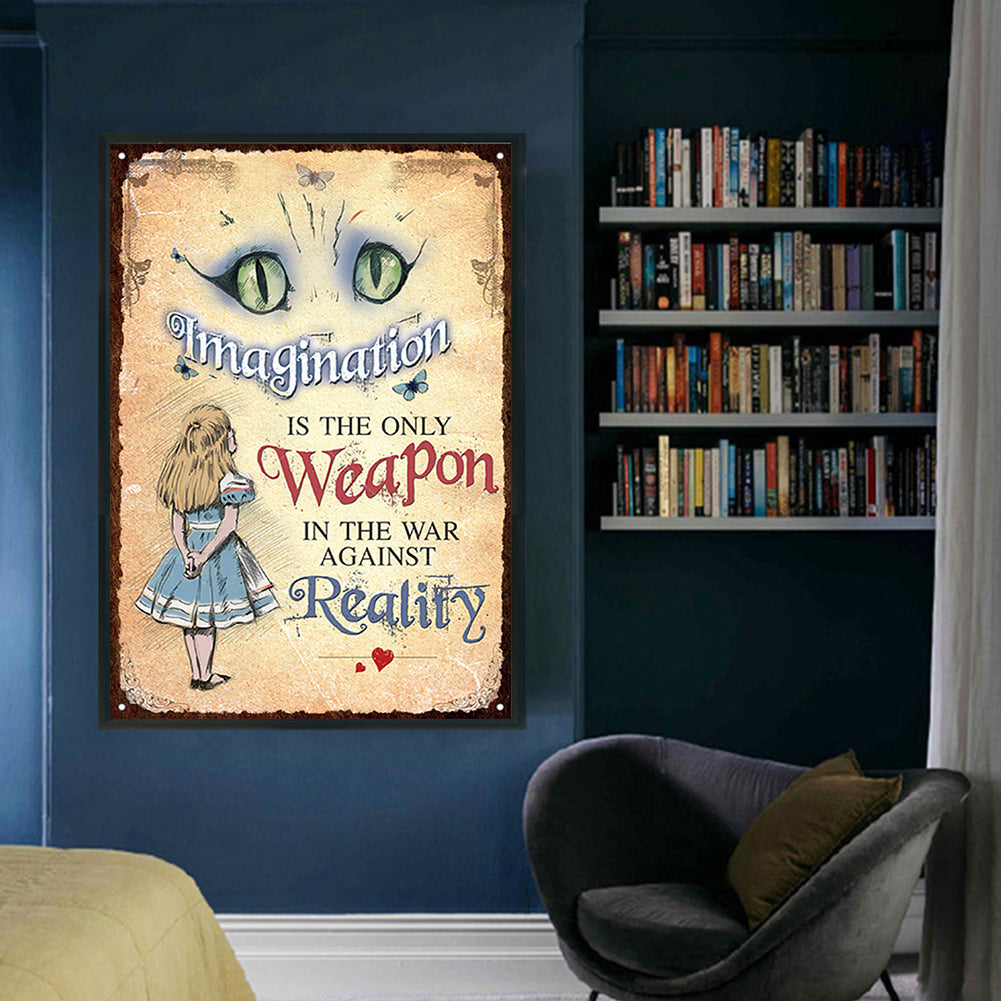 Alice In Wonderland - 11CT Stamped Cross Stitch 50*70CM