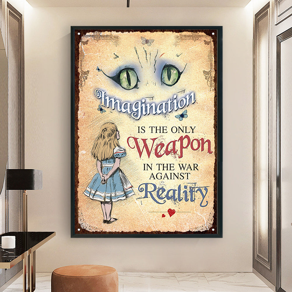 Alice In Wonderland - 11CT Stamped Cross Stitch 50*70CM