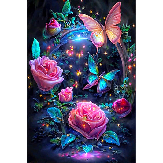 Fantasy Rose - Full AB Dril Round Diamond Painting 40*60CM