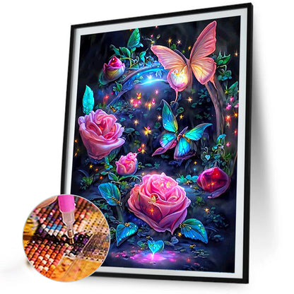 Fantasy Rose - Full AB Dril Round Diamond Painting 40*60CM