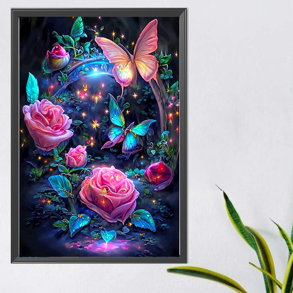 Fantasy Rose - Full AB Dril Round Diamond Painting 40*60CM