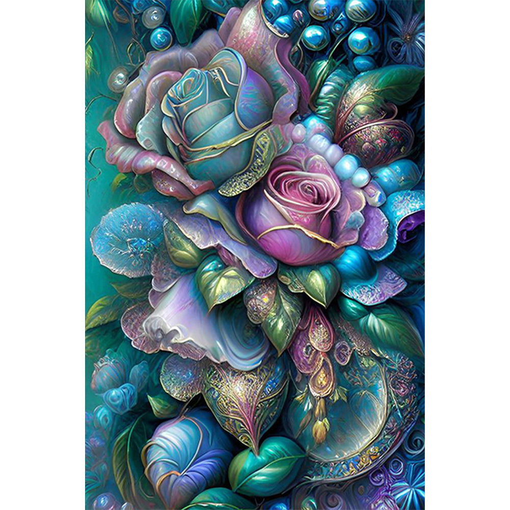 Fantasy Rose - Full AB Dril Round Diamond Painting 40*60CM