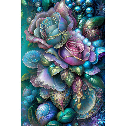 Fantasy Rose - Full AB Dril Round Diamond Painting 40*60CM