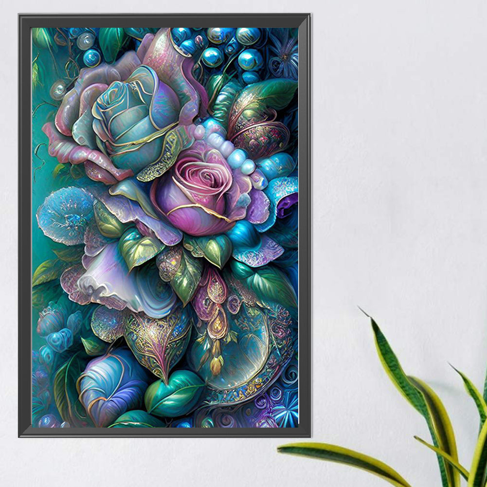 Fantasy Rose - Full AB Dril Round Diamond Painting 40*60CM
