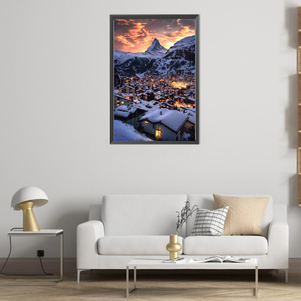 Landscape - Full AB Dril Round Diamond Painting 40*60CM