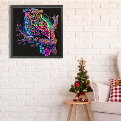 Owl - Full Square Drill Diamond Painting 30*30CM