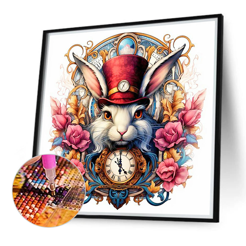 Time And Space Rabbit - Full Round Drill Diamond Painting 40*40CM