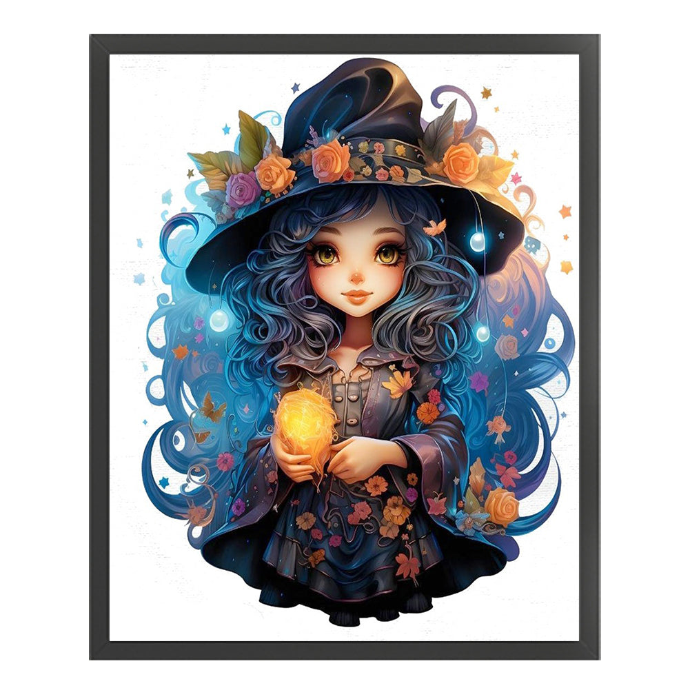 Witch - 11CT Stamped Cross Stitch 40*50CM