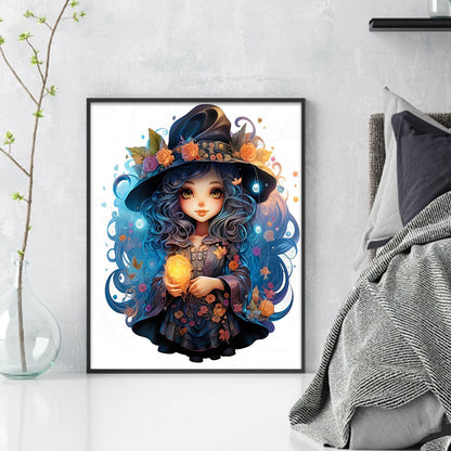 Witch - 11CT Stamped Cross Stitch 40*50CM