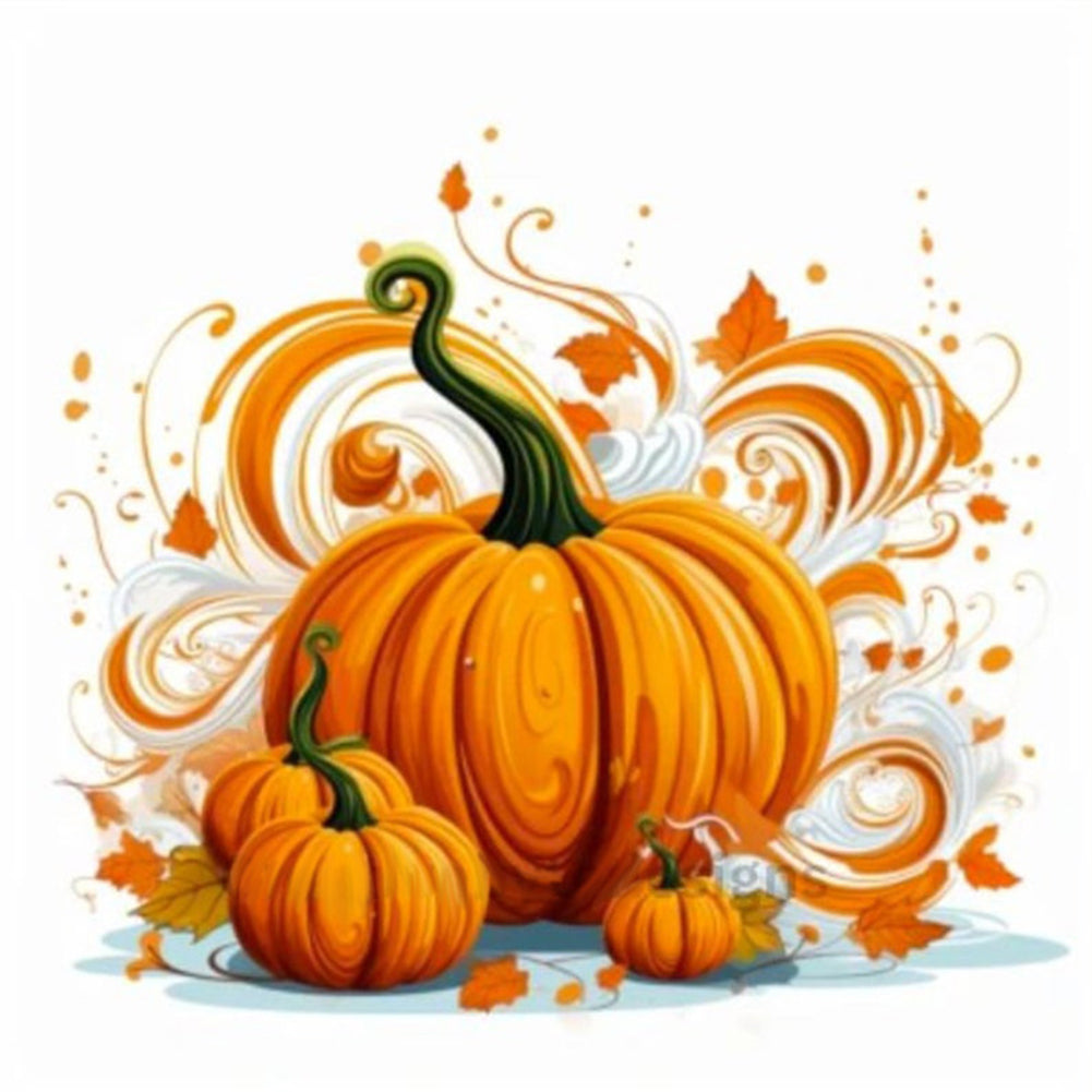 Pumpkin - 11CT Stamped Cross Stitch 50*50CM