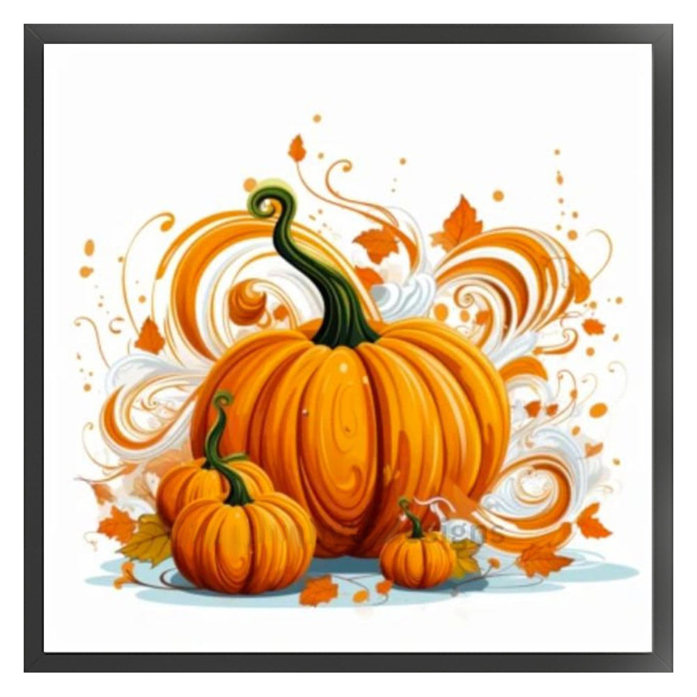 Pumpkin - 11CT Stamped Cross Stitch 50*50CM