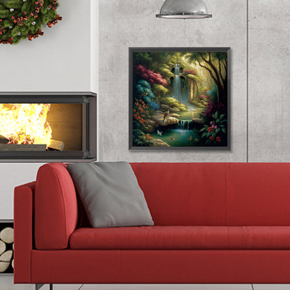 Secret Place In The Woods - Full Round Drill Diamond Painting 30*30CM